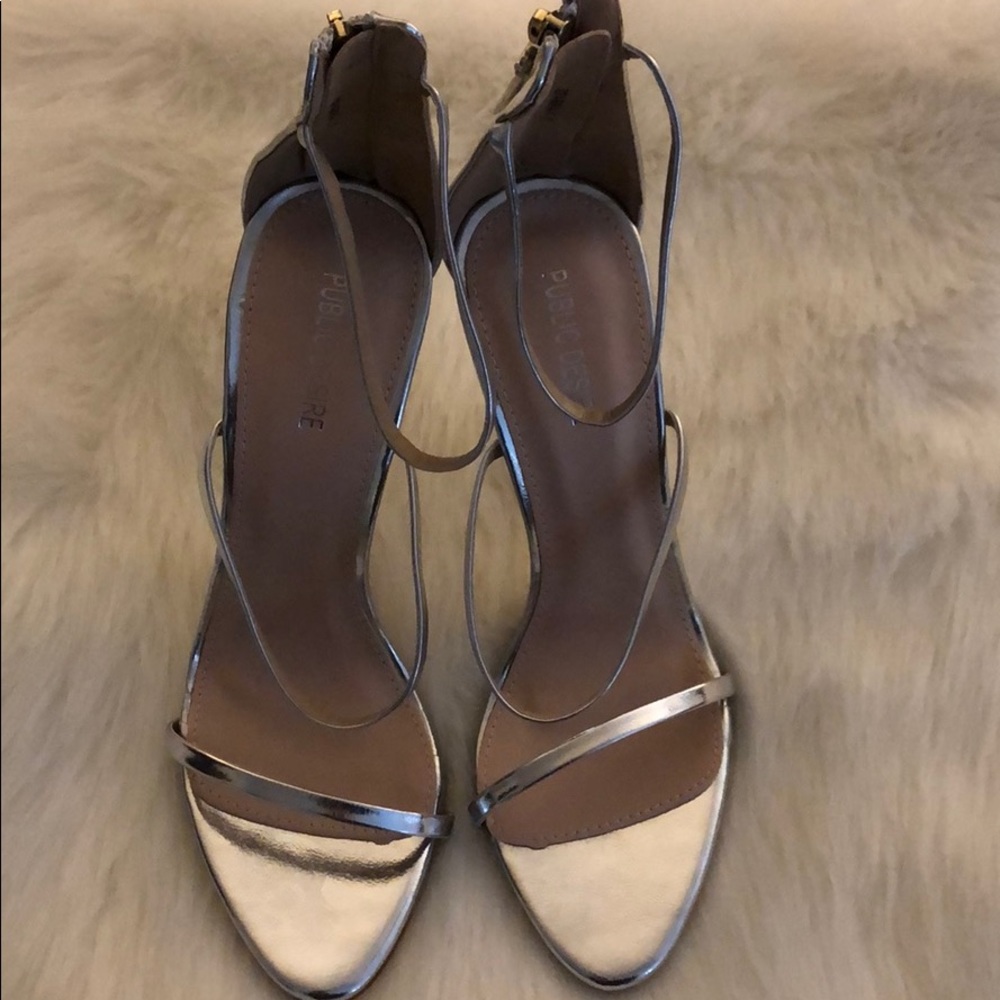 Silver heels